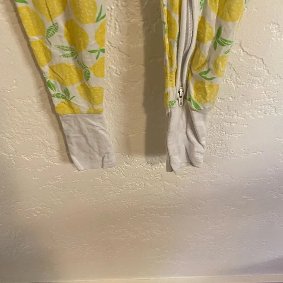 Little Sleepies Covertible Zipper Lemon Pajama. (18-24 Months) - Picture 3 of 11